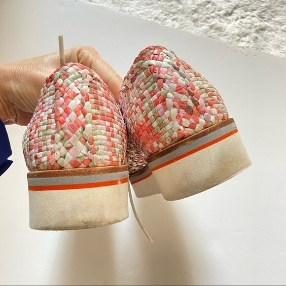 Melvin & Hamilton Pink Cyrene Woven Derby Lace Up Shoe 40 - Picture 7 of 12